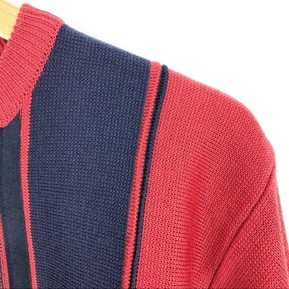 VTG Gabicci Italian Knit Wool Blend Eclectic Grandpa Pullover Sweater Sz Medium - Picture 10 of 16
